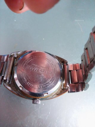 Reloj Lucerne Hombre Negro y Plateado