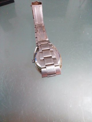 Reloj Lucerne Hombre Negro y Plateado