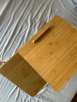 Mesa plegable bambú Homfa