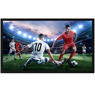 Pantalla de Proyector Diagonal de 110 Pulgadas 16:9 Pantalla de Proyector 4K HD Pantalla de Película Marco Fijo Pantalla de Proyector 3D para Uso en Casa y al Aire Libre (110 pulgadas)