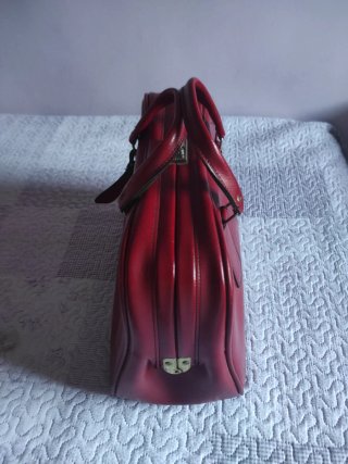 Maletín vintage rojo (Entrega en mano)