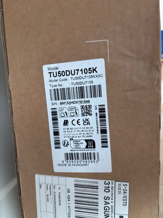 Samsung TV 50 Crystal UHD 4K DU7100