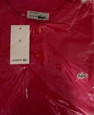 Polo Lacoste Rojo Talla XL