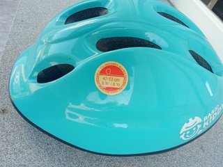 Casco bici bimbo azzurro