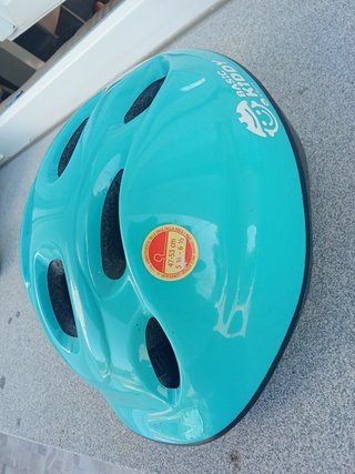 Casco bici bimbo azzurro
