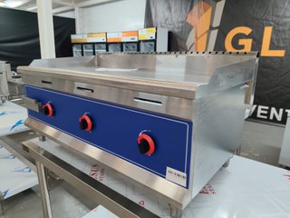 PLANCHA A GAS CROMO DURO / INDUSTRIAL / NUEVAS