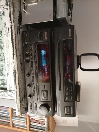 Amplificador y Sintonizador Aiwa Negro
