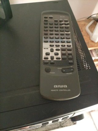Amplificador y Sintonizador Aiwa Negro