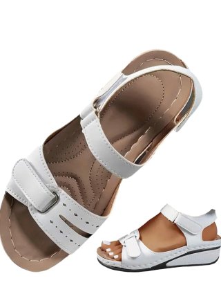 Sandalias ortopédicas blancas