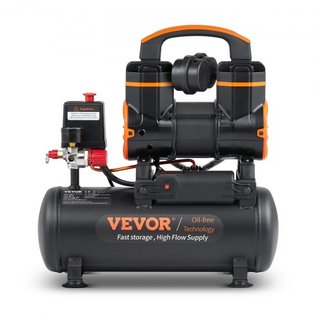 Compresor de Aire 7.9 L 900W 2.2 CFM@ 90PSI 70 dB Ultra Silencioso Sin Aceite