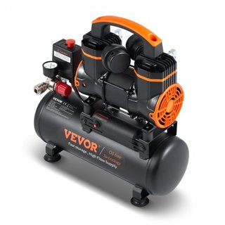 Compresor de Aire 7.9 L 900W 2.2 CFM@ 90PSI 70 dB Ultra Silencioso Sin Aceite
