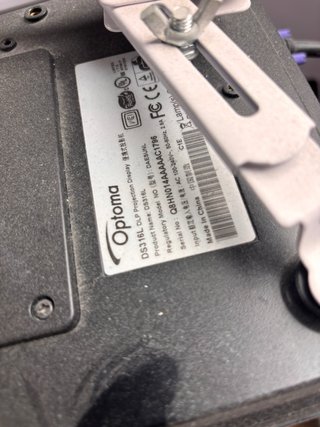 Proyector Optoma Negro