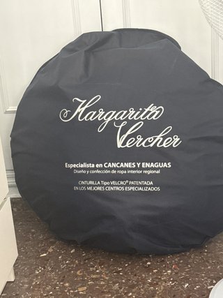 Cancan fallera Margarita Vercher blanco