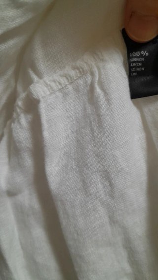 Vestito 100% Lino Bianco Taglia 48