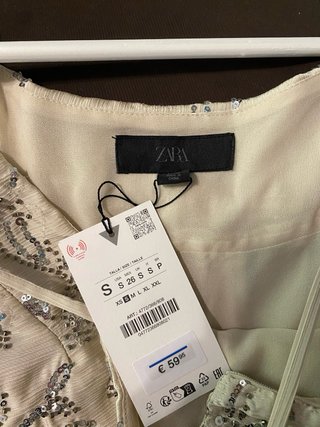 Mini abito Zara con perline