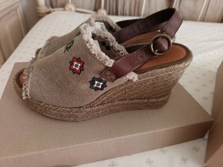 Zapatillas Casteller esparto y loneta mujer