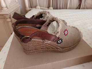 Zapatillas Casteller esparto y loneta mujer