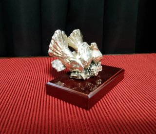 Antigua Figurita de plata de Ley
