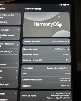 Huawei Matepad 11.5 Preto + Caneta M-Pencil 2