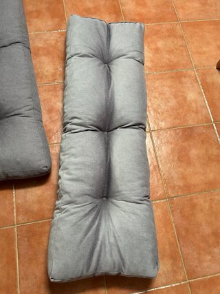 Cojines para palets grises