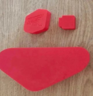 Kit tapas lavado honda CRF 250 450 2025 2026 rojo