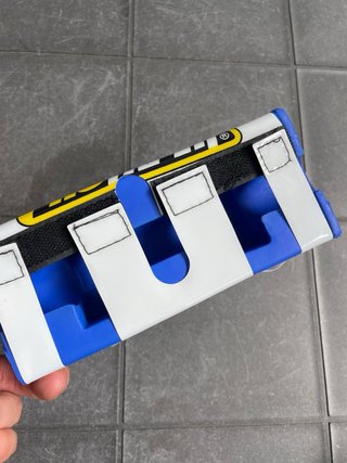 Protector Manillar Pro Taper Blanco/Azul