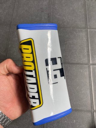 Protector Manillar Pro Taper Blanco/Azul