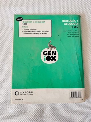 Biología y Geología, 4 ESO, OXFORD