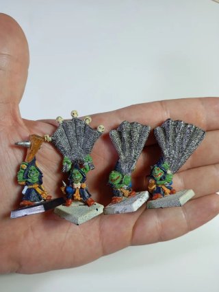 4 Goblins Nocturnos Warhammer Antiguos kev Adams