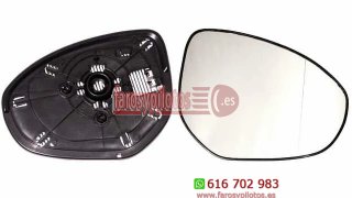 Espejo Cristal + Base Derecho Mazda 3 (2009-2013)