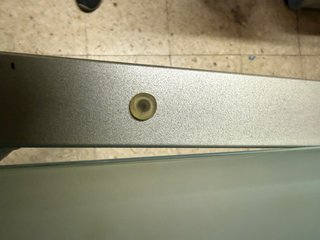 Mesa de cristal y metal para 4 personas
