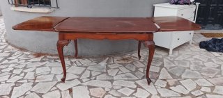 Mesa de comedor vintage de madera