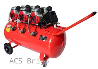 Compresor de Aire Silencioso con LCD 150L - 6 Hp - 09394 - Mader