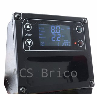 Compresor de Aire Silencioso con LCD 150L - 6 Hp - 09394 - Mader