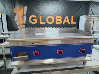 PLANCHA DE GAS CROMO DURO / 3 FUEGOS / NUEVAS