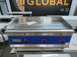 PLANCHA DE GAS CROMO DURO / 3 FUEGOS / NUEVAS