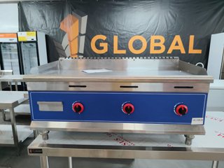 PLANCHA DE GAS CROMO DURO / 3 FUEGOS / NUEVAS