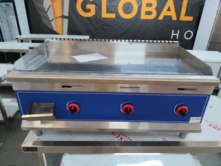 PLANCHA DE GAS CROMO DURO / 3 FUEGOS / NUEVAS