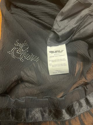 Abito in Seta Guru Nero