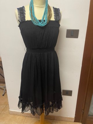 Abito in Seta Guru Nero