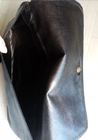 Borsa pelle vintage manico plastica anni '70