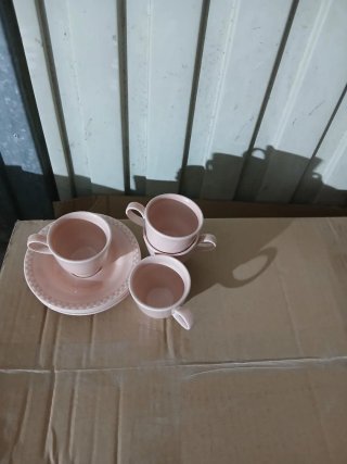 Lote de tazas de cerámica