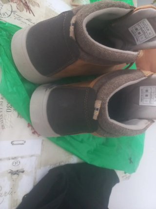 Stivali da uomo beige e marrone