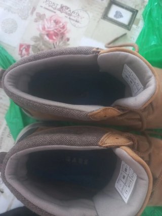Stivali da uomo beige e marrone