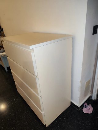 Cómoda Malm Ikea Blanca