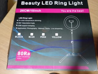 Aro de Luz LED Beauty 26cm Influencer