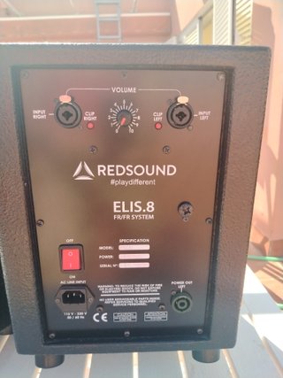 Pareja Altavoces RedSound Elis8 FRFR