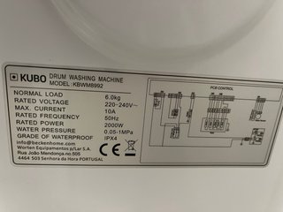 Lavadora Kubo 6kg fondo estrecho