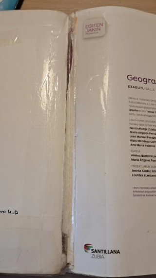 Geografia eta historia, DBH 4 Egiten Jakin proi...