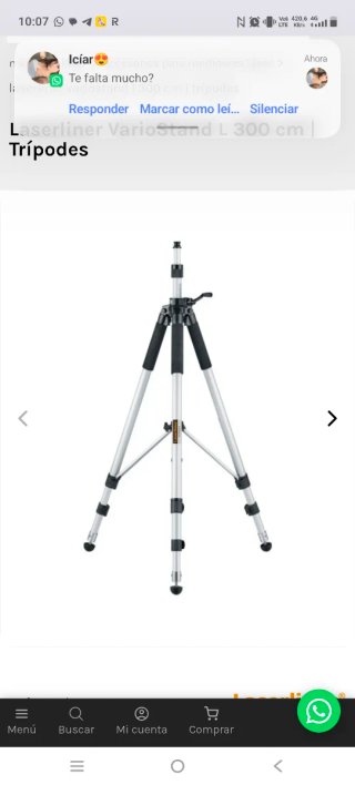 Trípode Laserliner VarioStand L 300 cm
